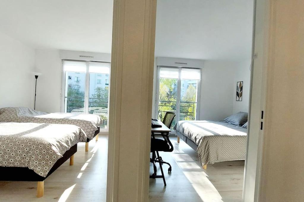 Cosy Home 2, 2 Chambres, 6 Personnes, 3 Min Gare, Parking Сержи Екстериор снимка